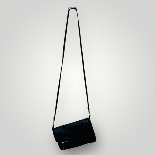 made in italy / genuine leather small cross body bag / deep blue (3888149410282094703)