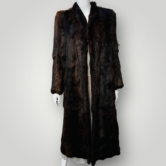 nz vintage / fur coat / possum? / s (3888149441232287323)