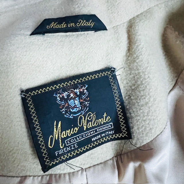 1990s vintage / MARIO VALENTE / full length cashmere coat / 12 / made in italy (3888230506347251031)