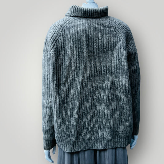 UNTOUCHED WORLD / merino possum silk angora jumper / XL (3888230857111059671)