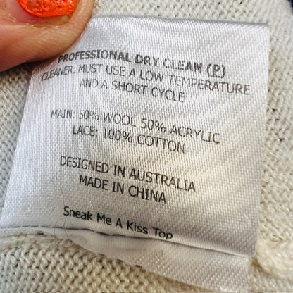ALANNAH HILL / sneak me a kiss top / wool / s/m (3888681861461138510)