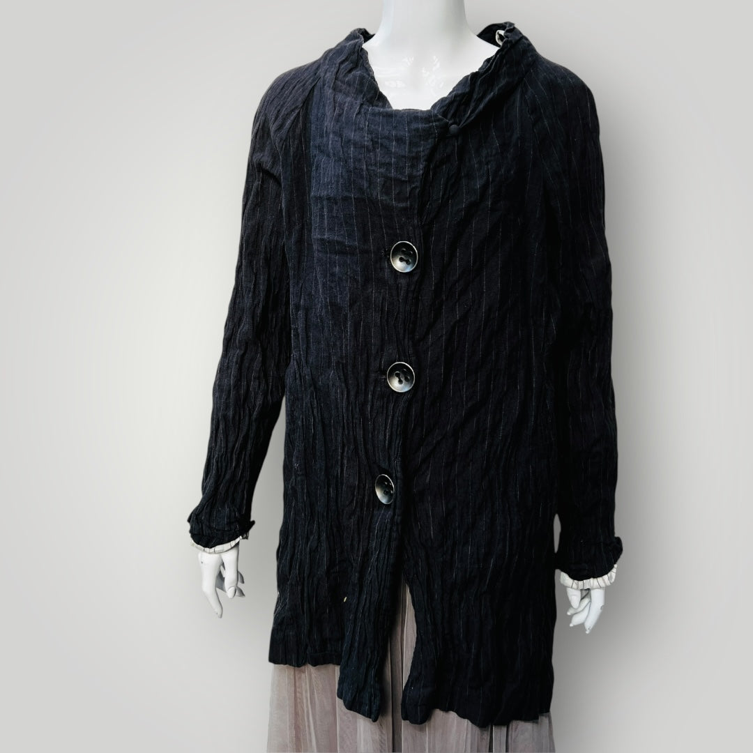 VERGE / sentinel coat / linen / s (3888682202596790708)