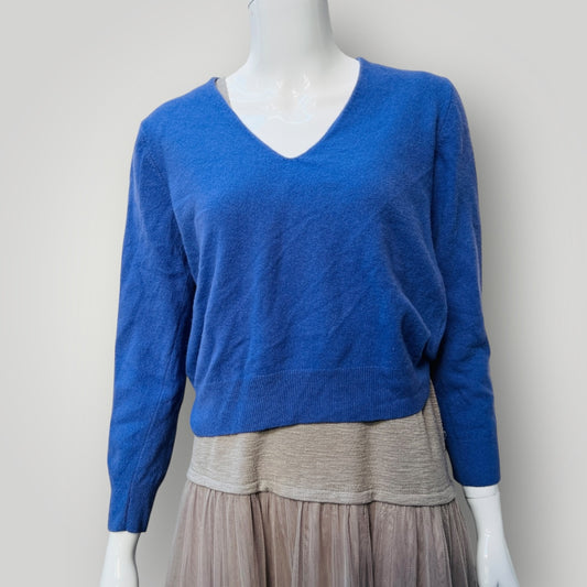 BENETTON / cropped wool jumper / m (3888682229356110836)