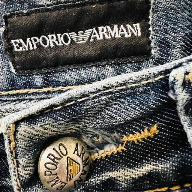 EMPORIO ARMANI / blue denim jeans / 31 (3888810991297292028)