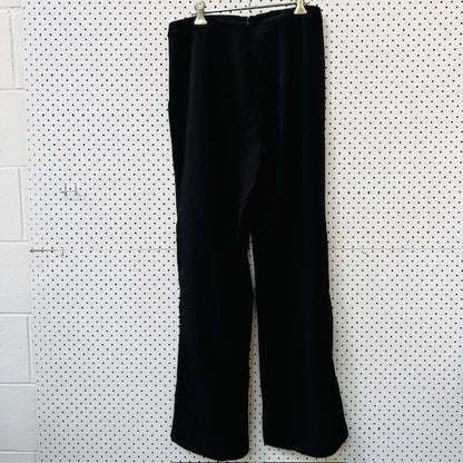 CALLI / wide legged black pants with side domes / 12 (3888811010836982829)