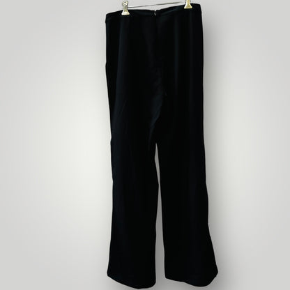 CALLI / wide legged black pants with side domes / 12 (3888811281179992462)