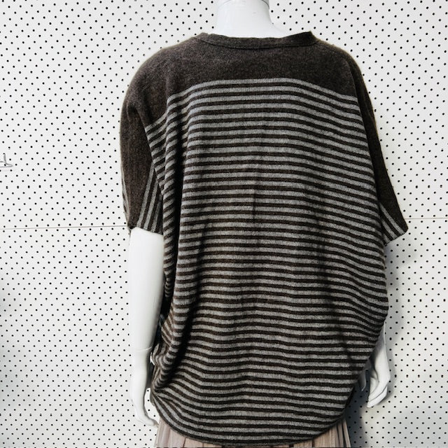 SNOWI (untouched world) / merino possum button front vest / L / made in nz (3888836729909637134)