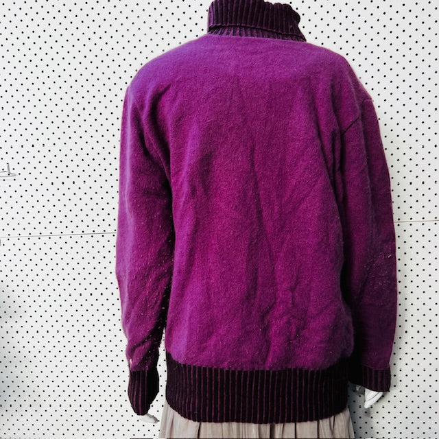 MILL RD / angora merino jumper / s / made in nz (3888836777022734454)