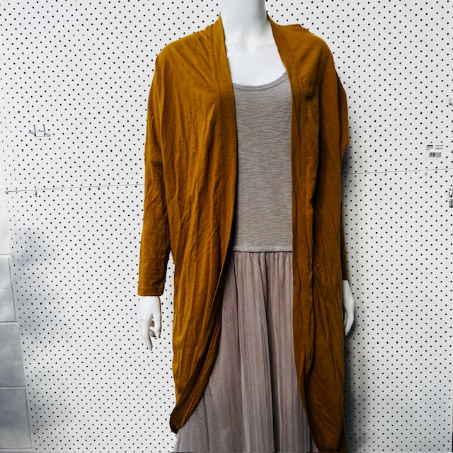 PERRIAM / 'capsule' longline merino cardigan / M / made in nz (3888836815653145830)