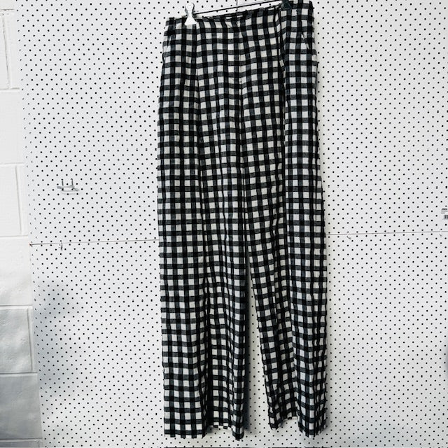 TRELISE COOPER / walking in the pleat trousers / plaid / s (3888836885494188404)