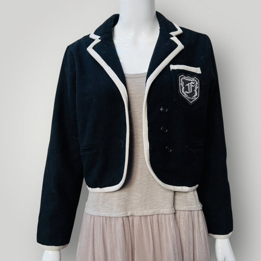 TWENTY SEVEN NAMES / beatrix piped rowing blazer / wool / s (3888837105221814854)