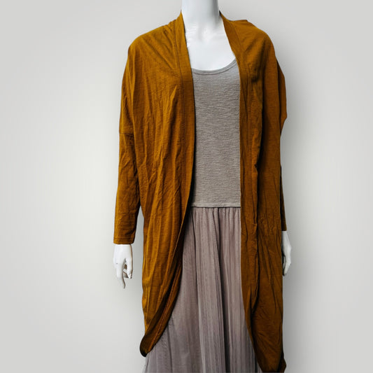 PERRIAM / 'capsule' longline merino cardigan / M / made in nz (3888837109571536495)