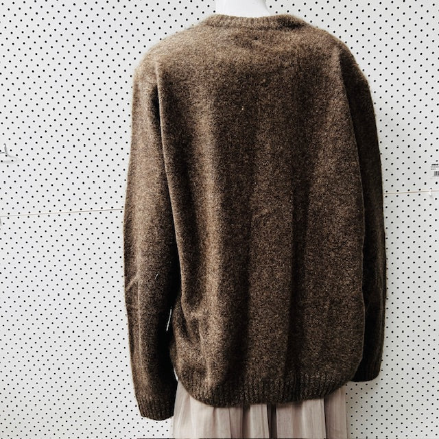 MERINO POSSUM / soft brown jumper / M/L (3889342681721648199)