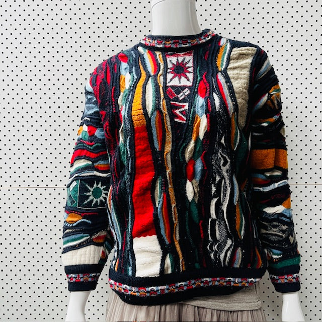 vintage / COOGI or coogi style wool jumper / s (3889342710839386887)