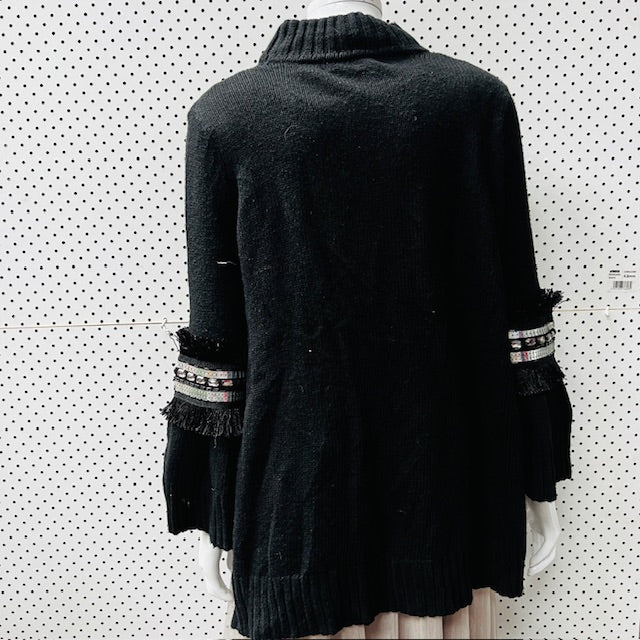 SASS + BIDE / master + muse / cotton cashmere jumper with feature sleeves / s (3889342714859339495)