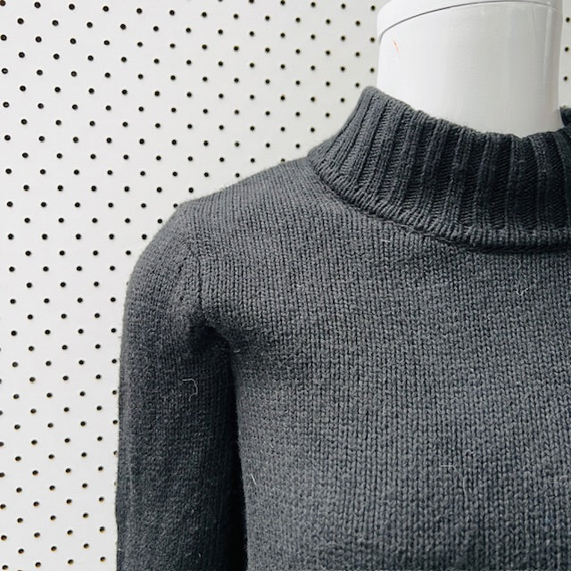 SASS + BIDE / master + muse / cotton cashmere jumper with feature sleeves / s (3889342719011676533)