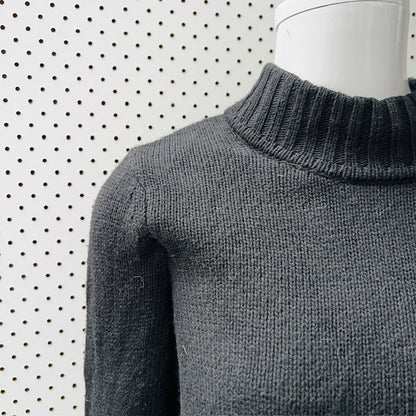 SASS + BIDE / master + muse / cotton cashmere jumper with feature sleeves / s (3889342719011676533)