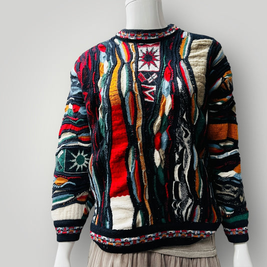 vintage / COOGI or coogi style wool jumper / s (3889343053979255872)