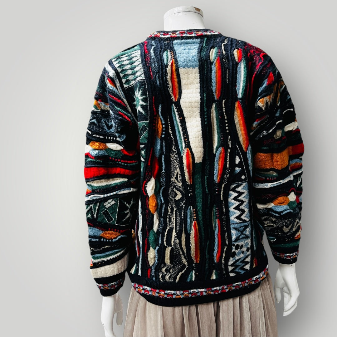 vintage / COOGI or coogi style wool jumper / s (3889343056509258847)