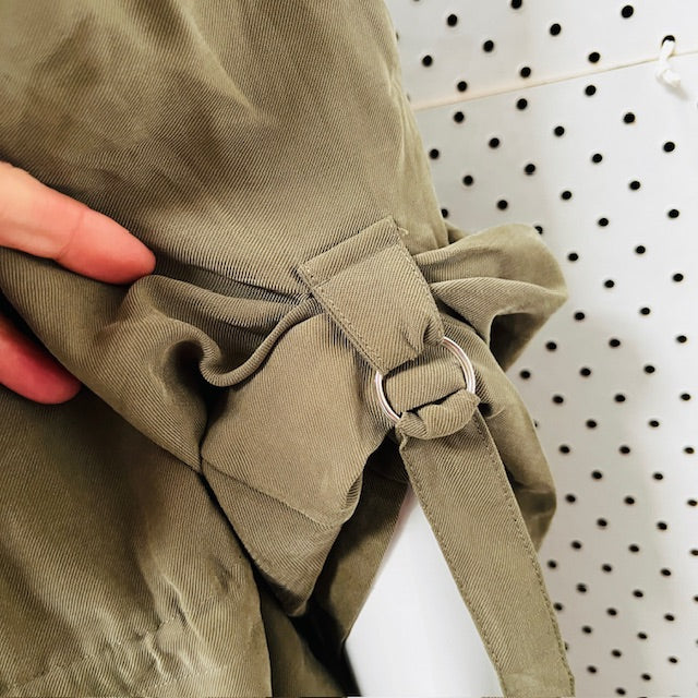 drape jacket / green / s/m (3889441484310493486)