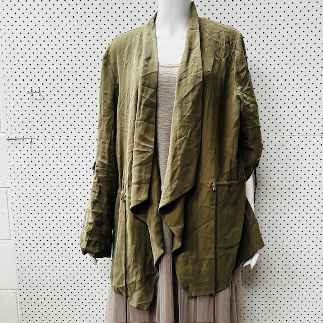 drape jacket / green / s/m (3889441486679231094)