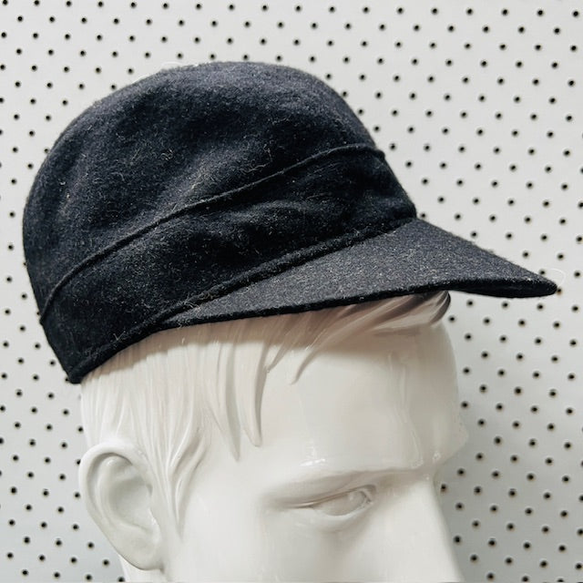 HILLS HATS / pony cap in wool / made in nz / s (3889445538871381816)