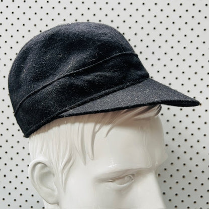 HILLS HATS / pony cap in wool / made in nz / s (3889445538871381816)
