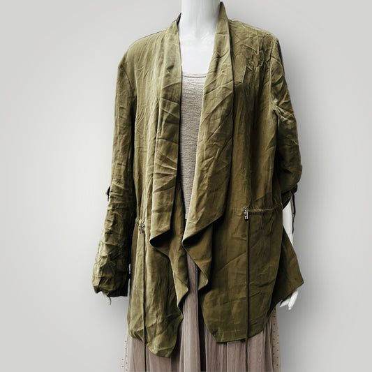 drape jacket / green / s/m (3889448495011269243)