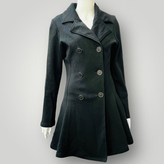 PAULA RYAN / wool pea coat / s/m (3889867688533624894)