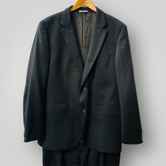 HUGO BOSS / black wool suit / L (3889867718794025408)
