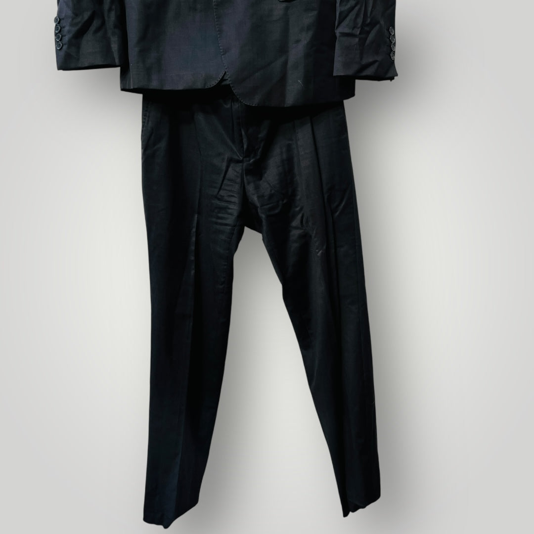 CAMBRIDGE / black wool suit / L / $1 no reserve (3890025713236696587)