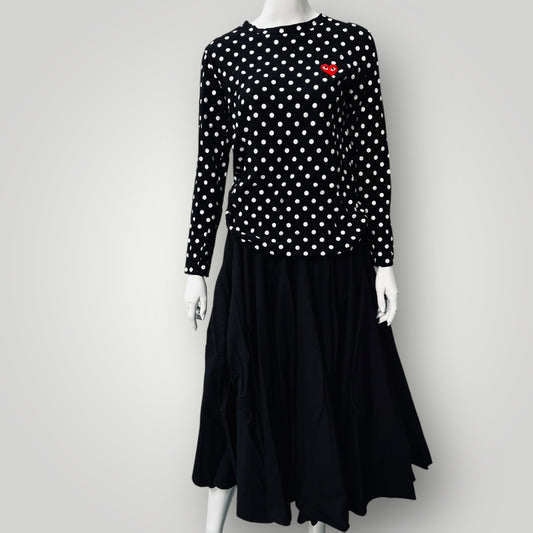 1980s nz vintage / very full skirt / s (3890025759276542100)