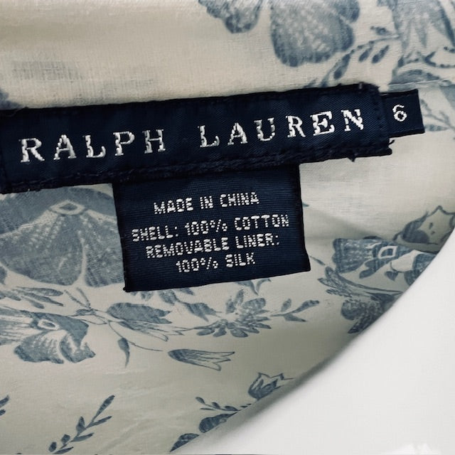 1990s/2000s vintage / RALPH LAUREN / sweetest floral cotton dress / s (3890118433597907328)