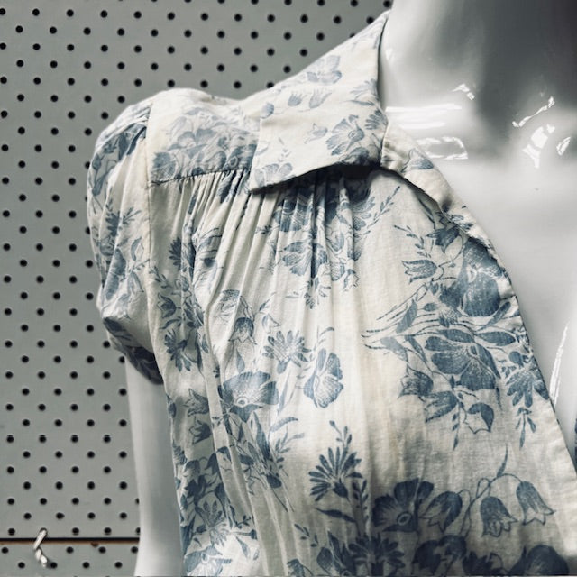 1990s/2000s vintage / RALPH LAUREN / sweetest floral cotton dress / s (3890118435277458709)