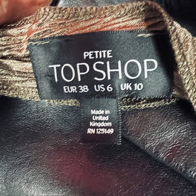 TOPSHOP / green fitted dress / s (3890118440707436872)