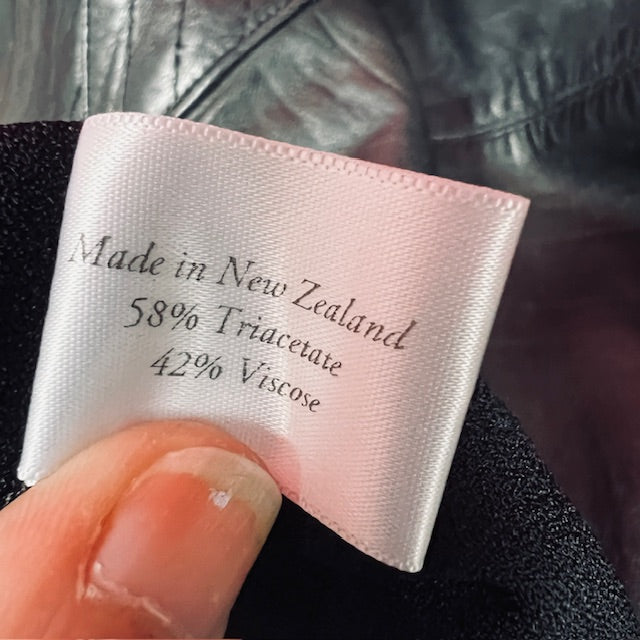 RYAN TURNER / stunning dress with sleeves to tie around dress / 3 / made in nz (3890118461752869079)