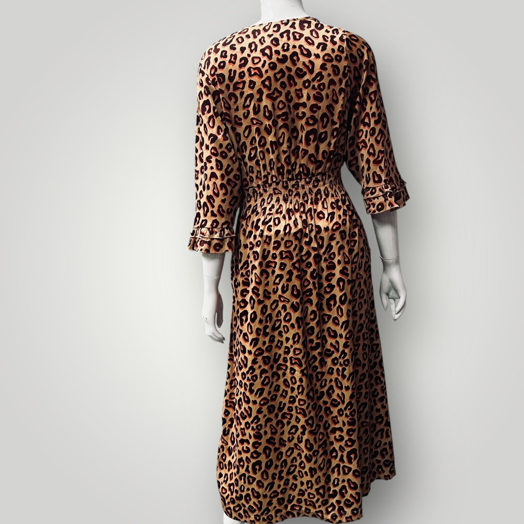 SCOTCH + SODA / animal print dress / s (3890118786963846751)