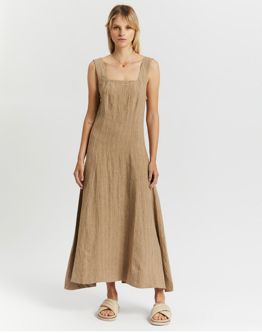 MARLE / anouk dress in linen / 10 (3890123179082546092)