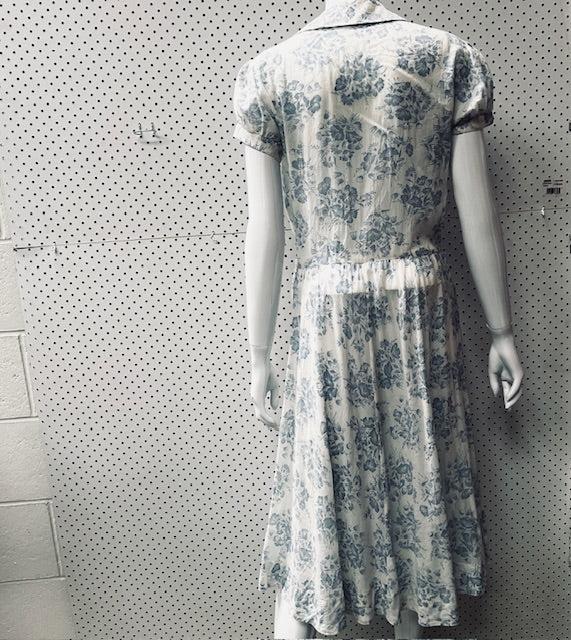 1990s/2000s vintage / RALPH LAUREN / sweetest floral cotton dress / s (3890130039028164691)