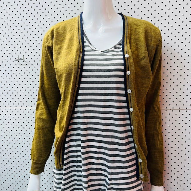 vintage / chargreuse wool / cardigan / s (3890563826668733389)