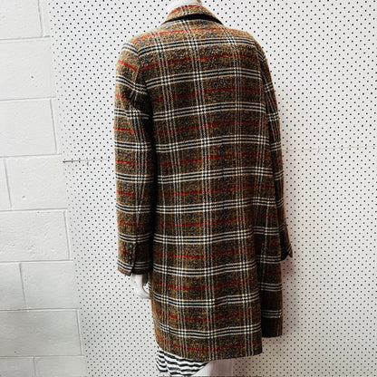 ZARA / PLAID WOOL & ALPACA COAT / S (3890563862305706784)