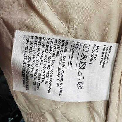 quilted / cream shirt/jacket / oversized s (3890563869172015897)