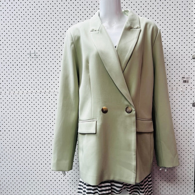 IVY + JACK / semi fitted boyfriend blazer / 16 / new with tags (3890563892160724099)