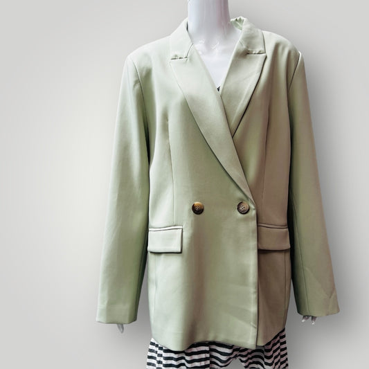 IVY + JACK / semi fitted boyfriend blazer / 16 / new with tags (3890564015133449213)