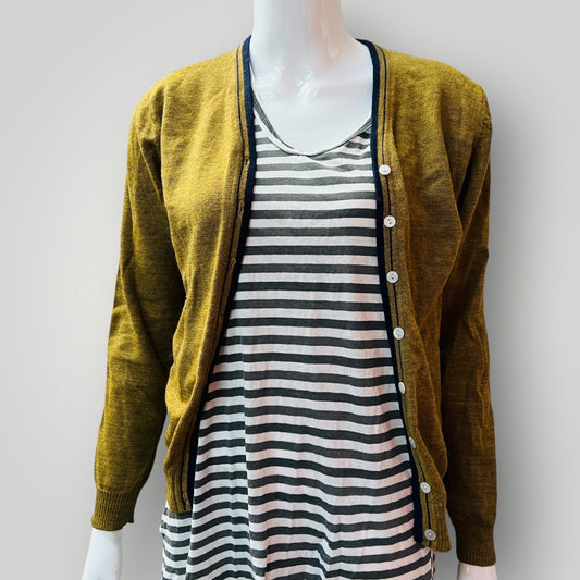 vintage / chargreuse wool / cardigan / s (3890564041387685456)