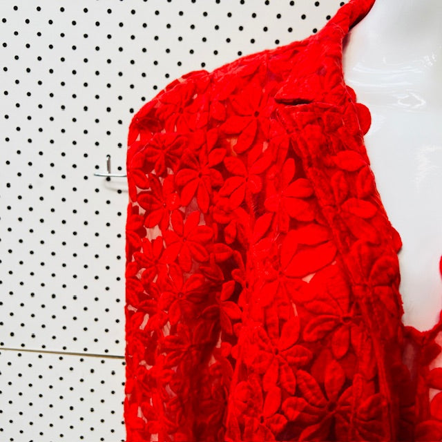 2000s nz vintage / ANDREA MOORE / lace dress + coat / 14 (3890670095960986785)