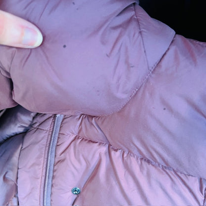 UNIQLO / longline down puffer in pink / S (3890670155898926874)