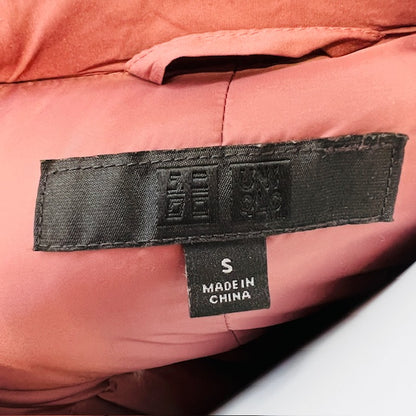 UNIQLO / longline down puffer in pink / S (3890670161061610780)