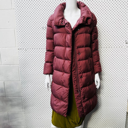 UNIQLO / longline down puffer in pink / S (3890670164379300771)