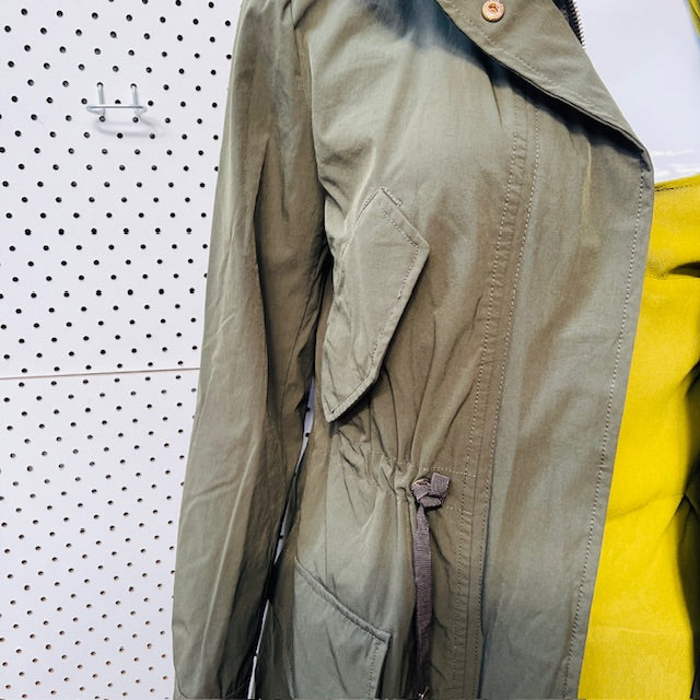 MONCLER / green hooded trench / 1 (3890670181327464265)